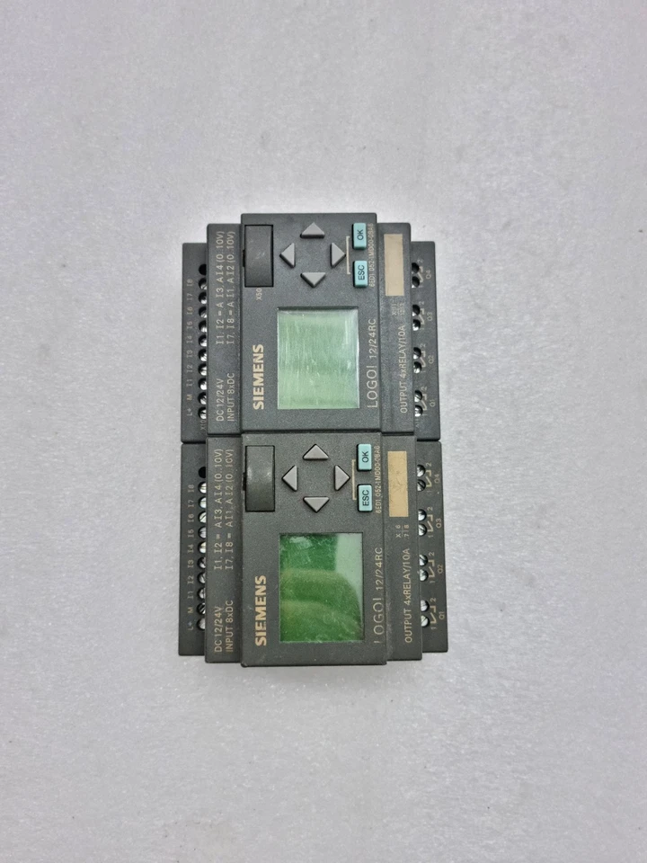 Lot Of 2Pcs Siemens 6ED1052-1MD00-0BA6 Logo 12/24Rc 24Vdc Light on For Parts